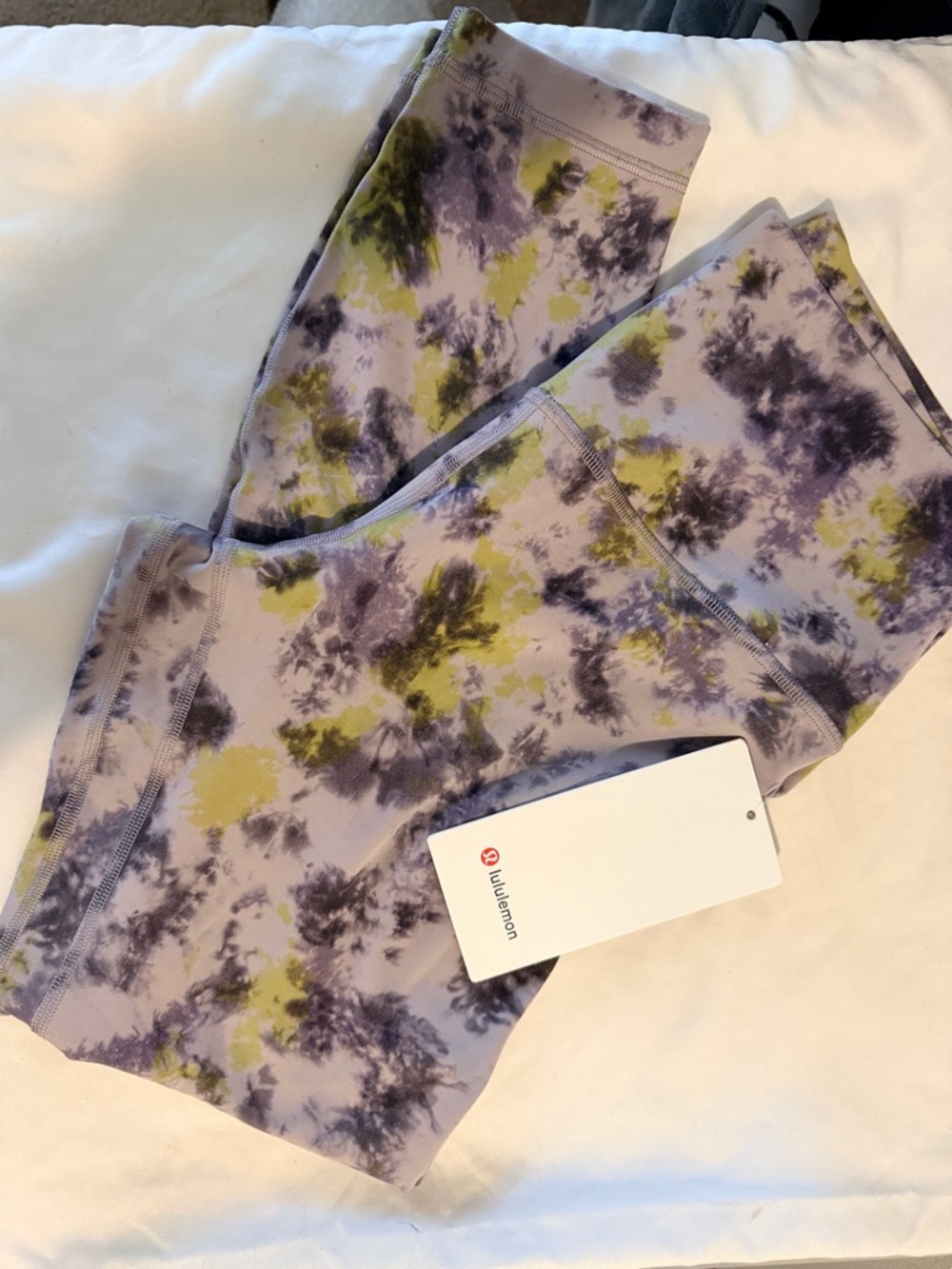lululemon athletica Align HR Pant 25" in Lavender, Olive & Charcoal Tie-Dye